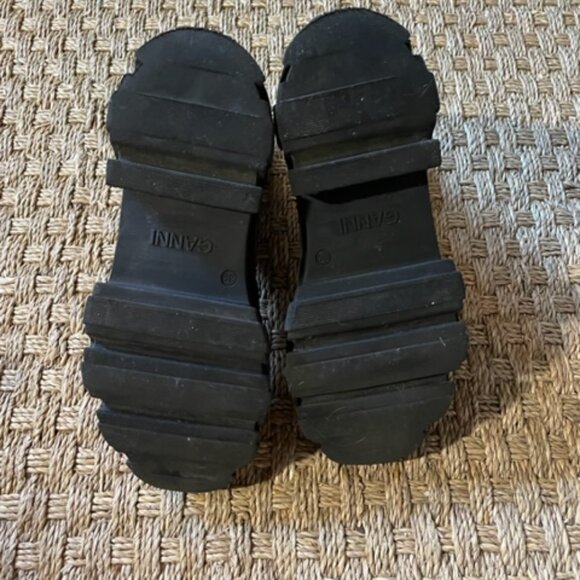 Ganni lug sole Chelsea boot burgundy - Picture 9 of 10